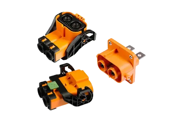 CONECTOR DE PL&Aacute;STICO DE DOS N&Uacute;CLEOS DE 9,1 MM